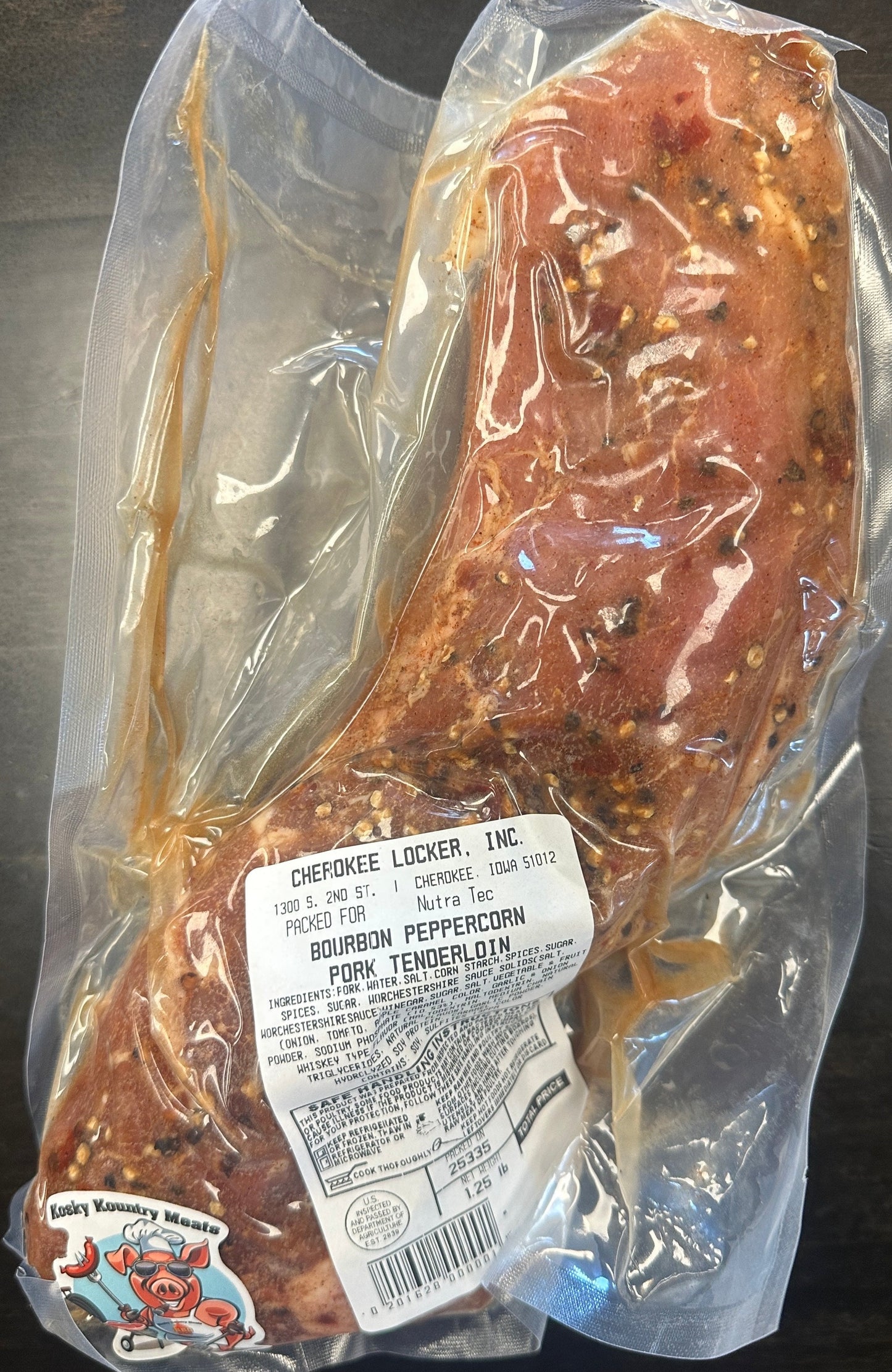 Bourbon Peppercorn Tenderloin