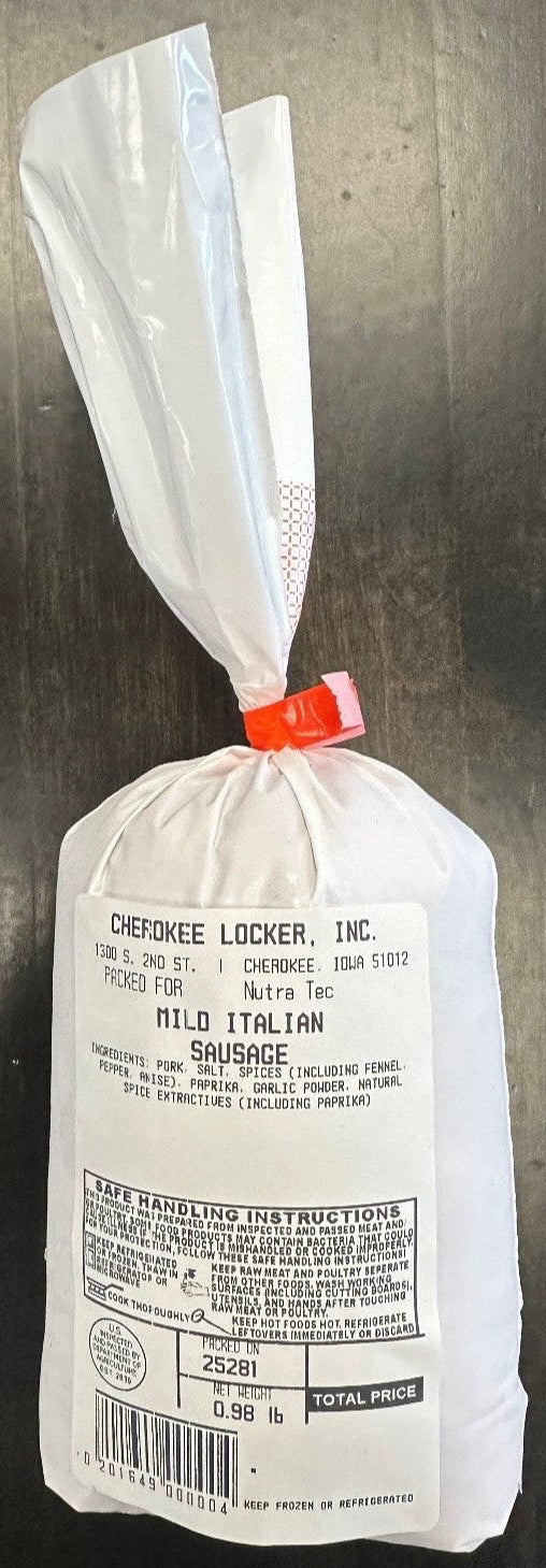 Mild Italian Sausage Bulk Package