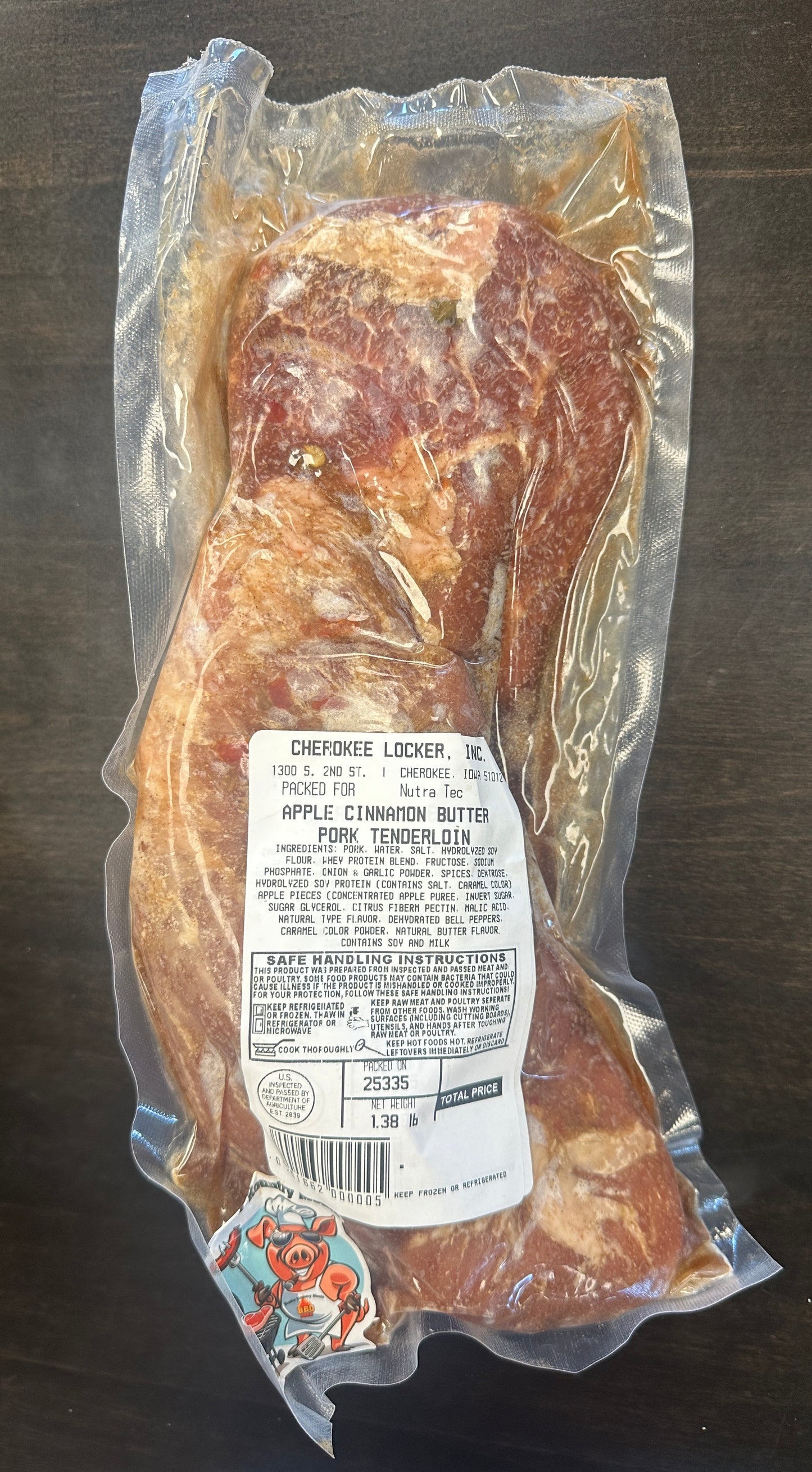 Apple Cinnamon Butter Pork Tenderloin