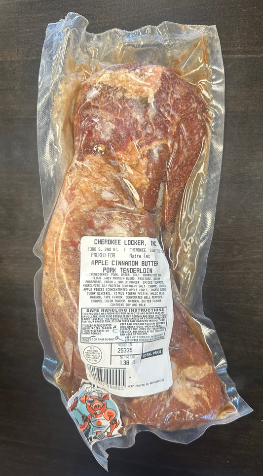 Apple Cinnamon Butter Pork Tenderloin