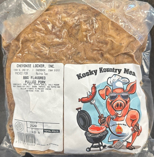 BBQ Pulled Pork 2lb Package