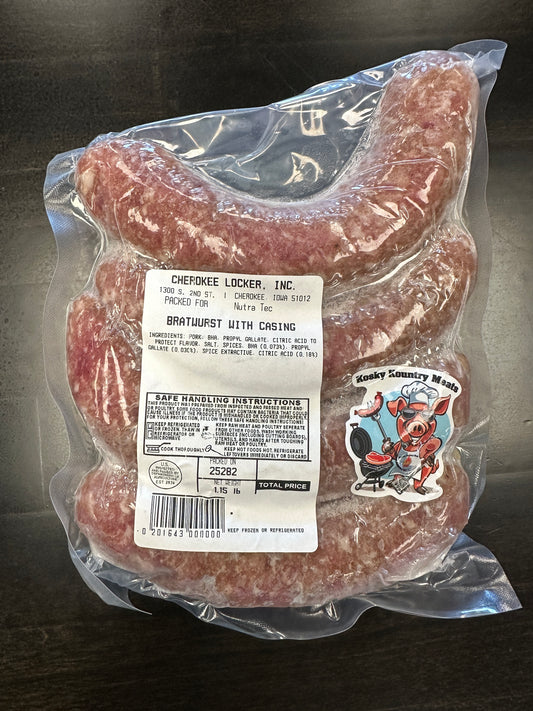 Bratwurst with Casing