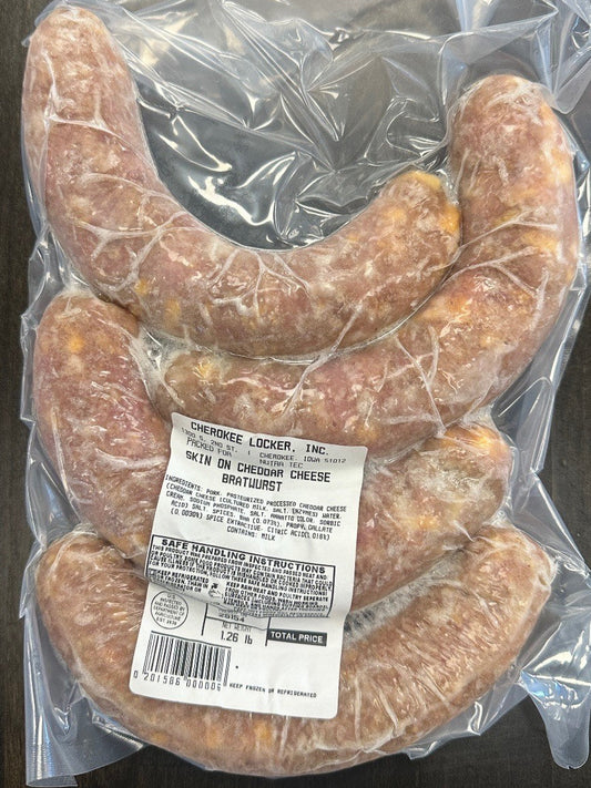 Cased Cheddar Brat