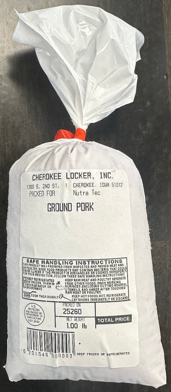 Ground Pork Bulk Package