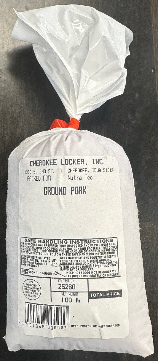 Ground Pork Bulk Package