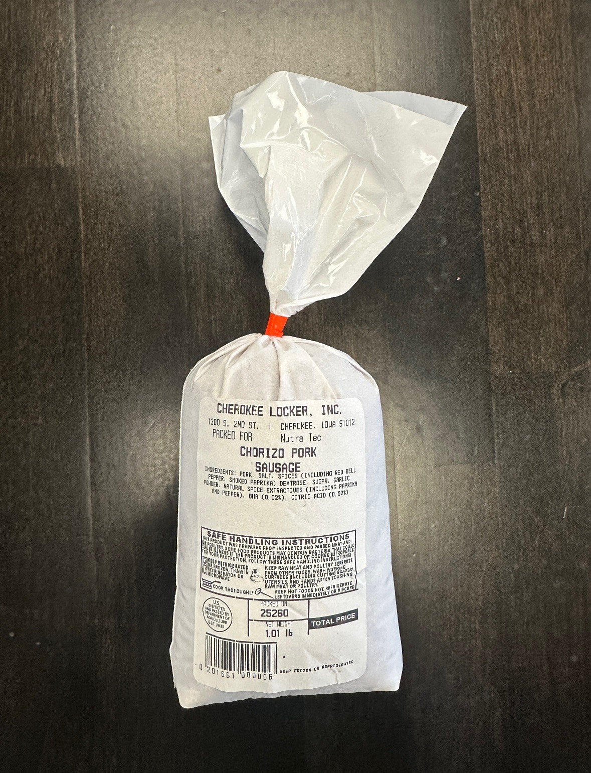 Chorizo Pork Sausage