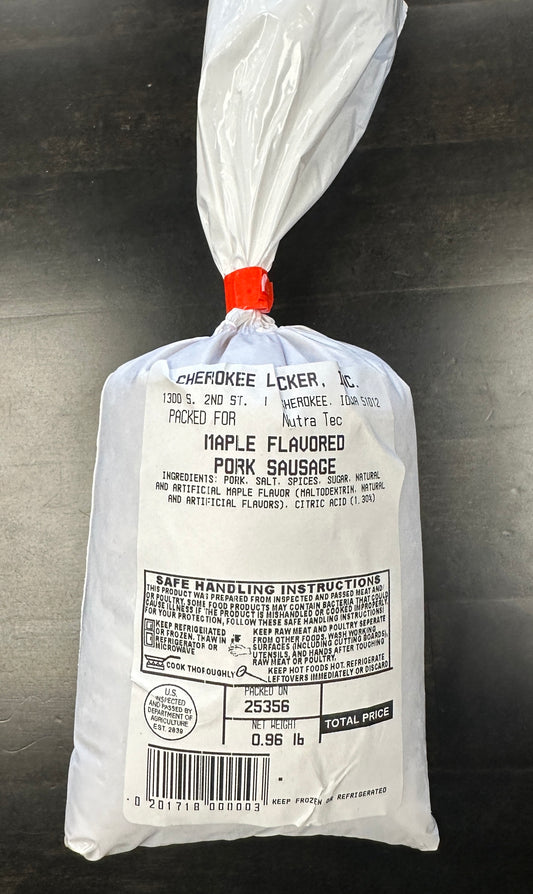 Maple Flavored Pork Sausage