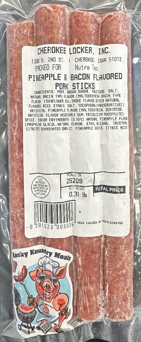 Pineapple Bacon Pork Sticks