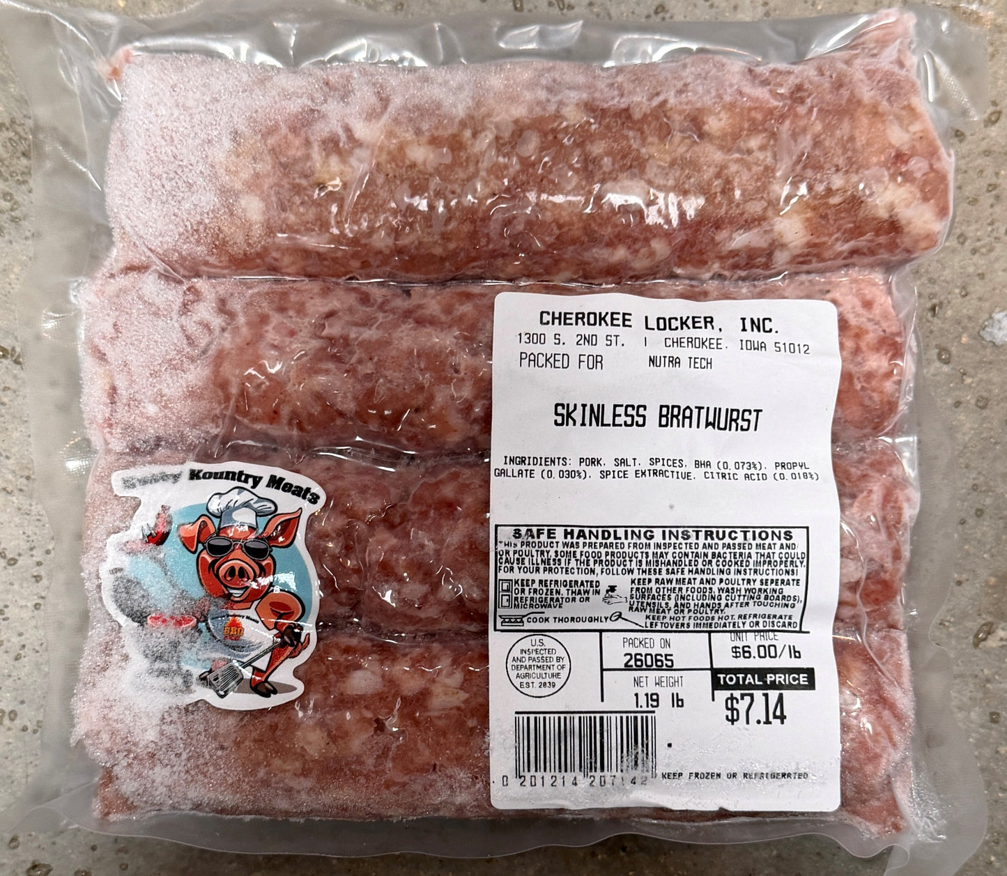 Original Skinless Brats