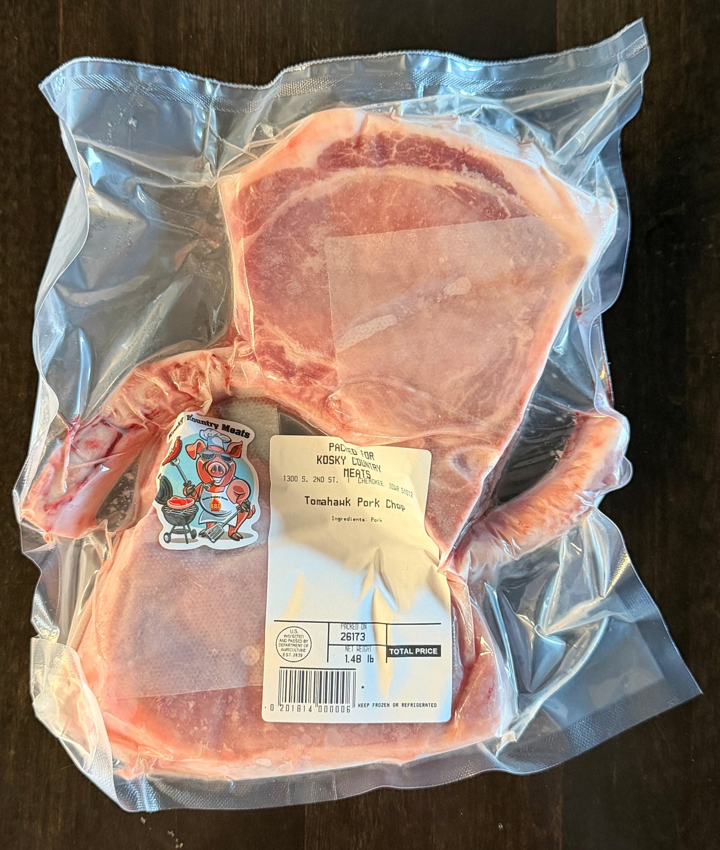 TomaHawk Pork Chop